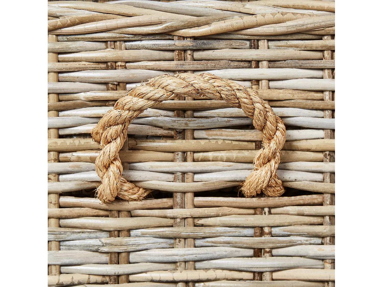 Stojak na wino BASIRA Rattan Naturalny