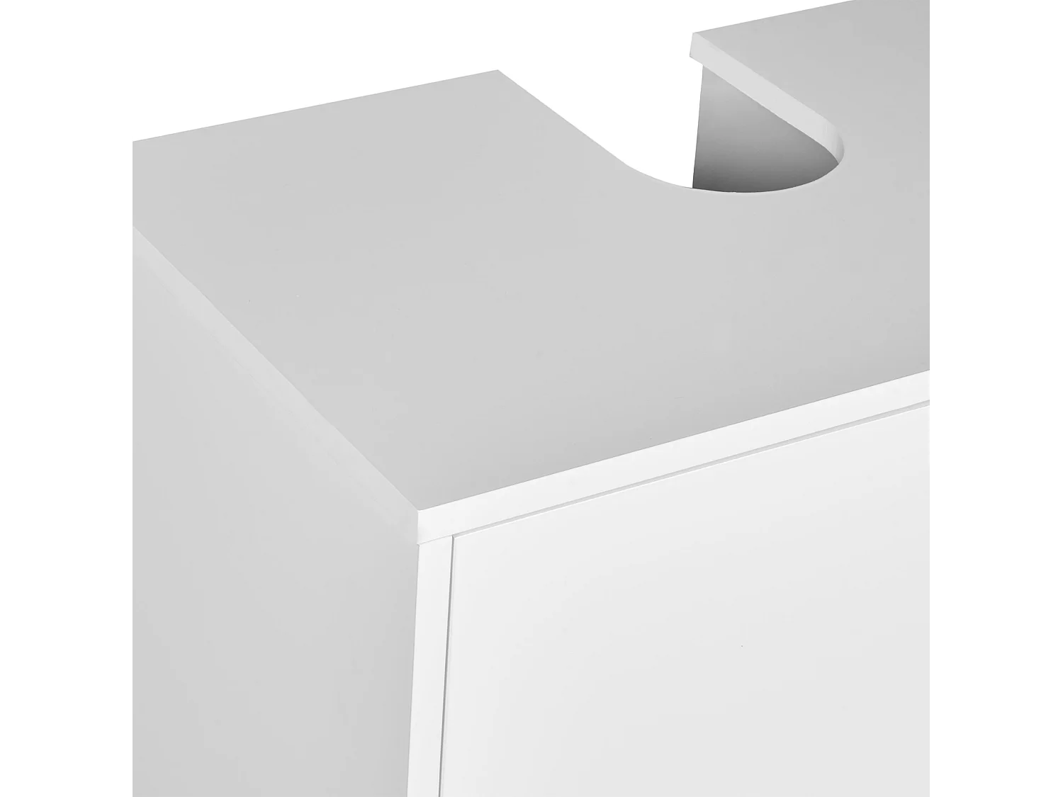 Szafka pod umywalkę NUBES 80 cm 35 cm 74 cm Biały