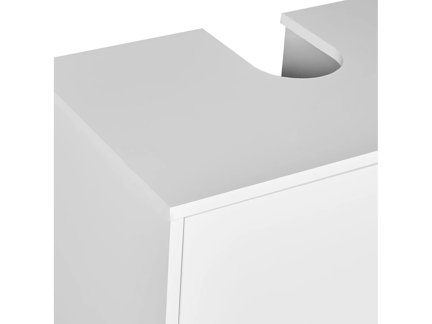Szafka pod umywalkę NUBES 80 cm 35 cm 74 cm Biały
