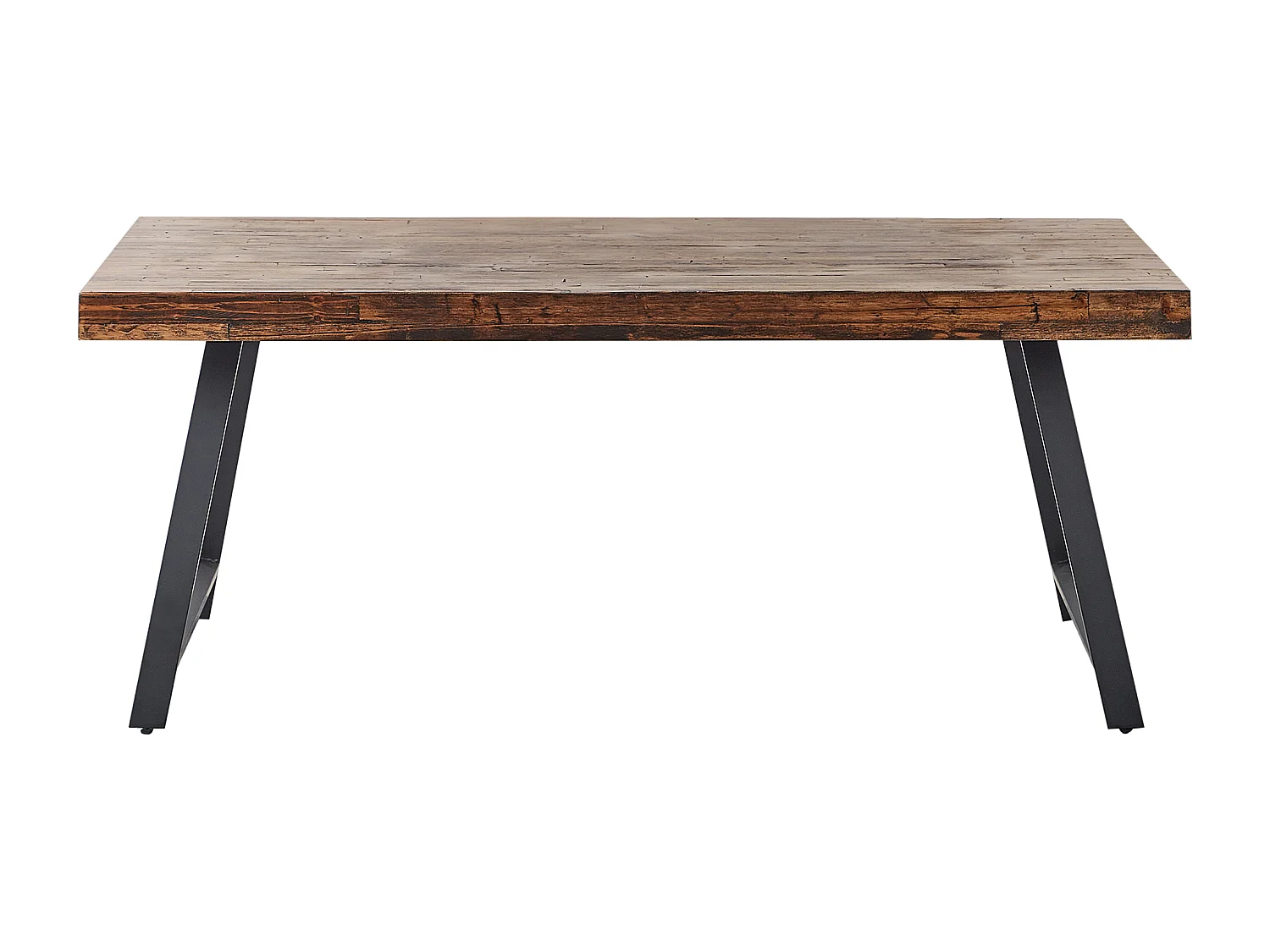 Esstisch WARTON Dunkelbraun 180 cm 90 cm Kiefernholz