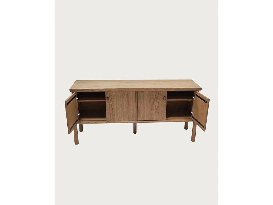 Yara - Buffet en bois massif de teck 170 cm