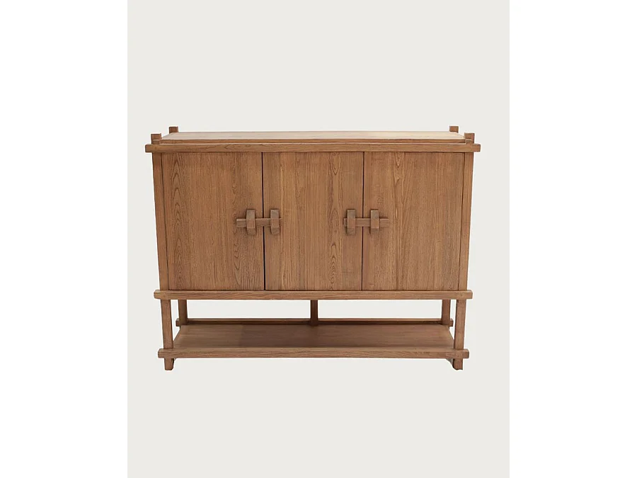 NARA - Grand buffet en bois de teck 160 cm - Style asiatique
