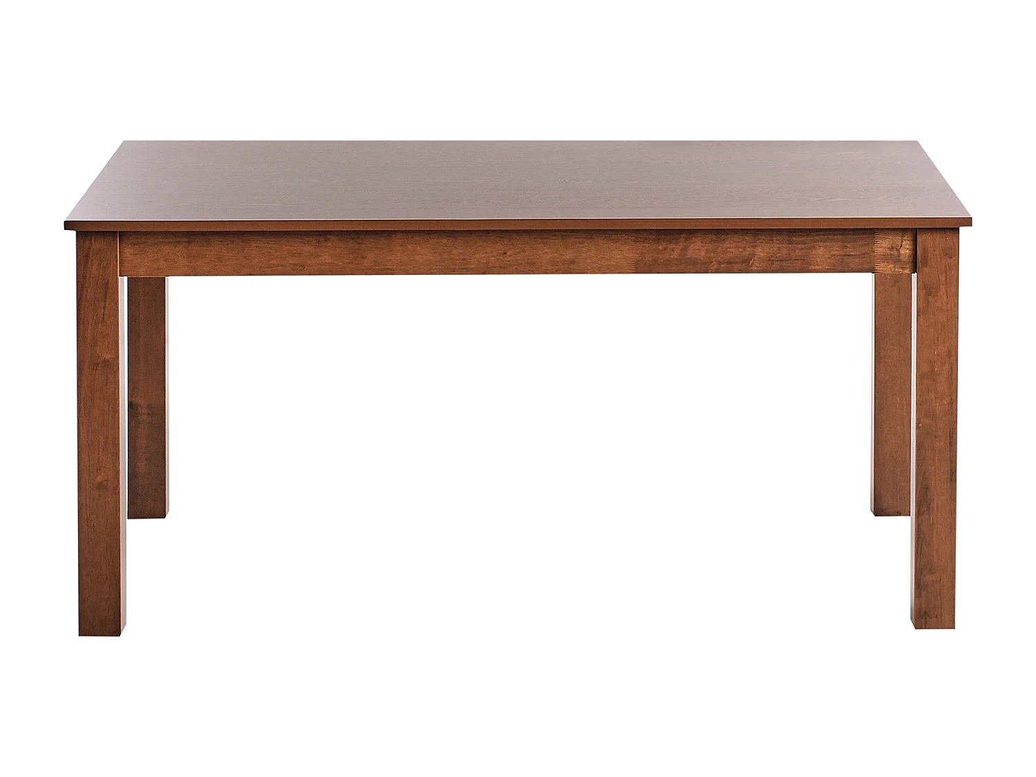 Esstisch ausziehbar dunkler Holzfarbton 160/240 x 90 cm mit Holzbeinen Madura