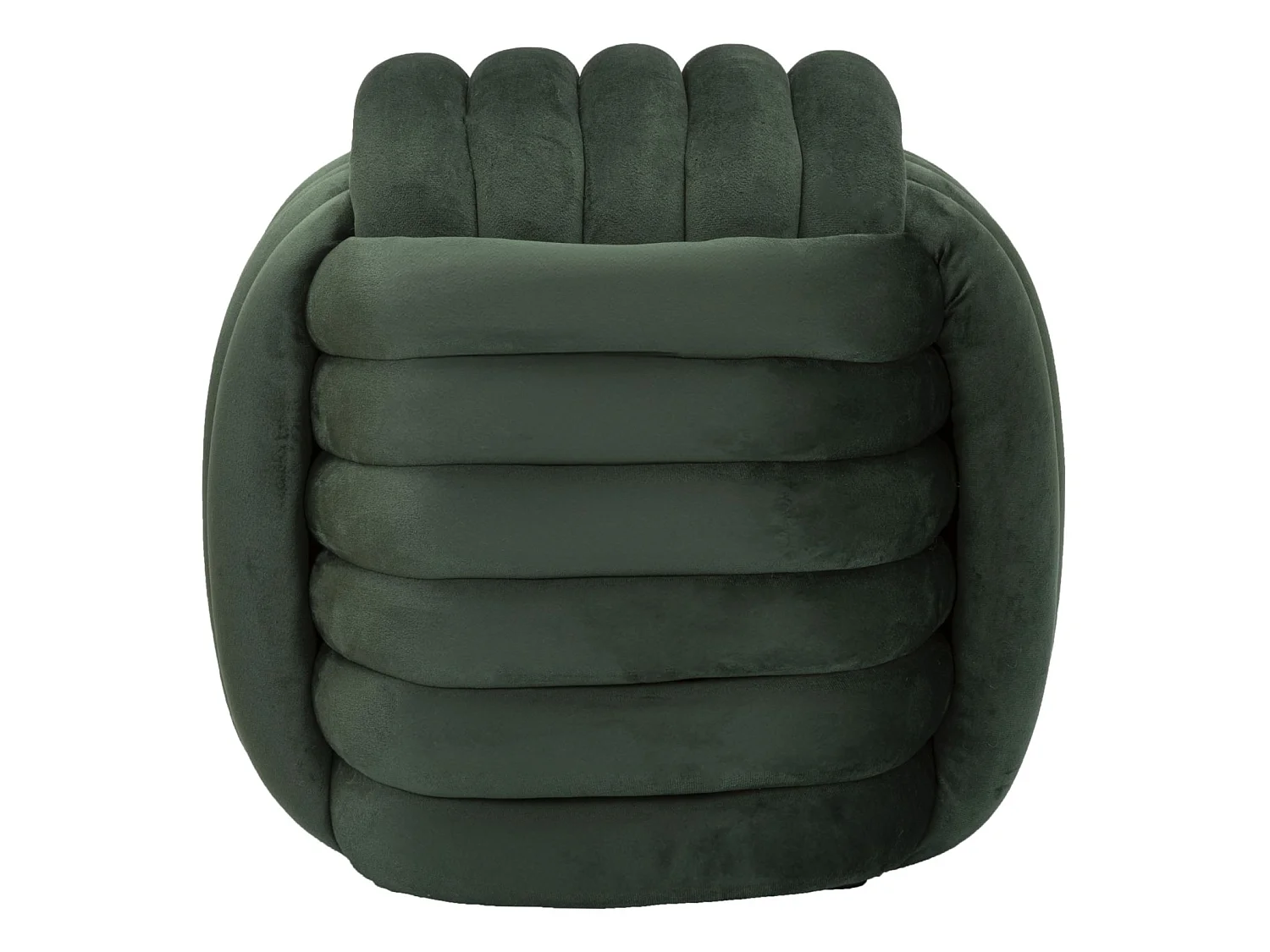 Pouf Design en Velours "Softy" 45cm Vert