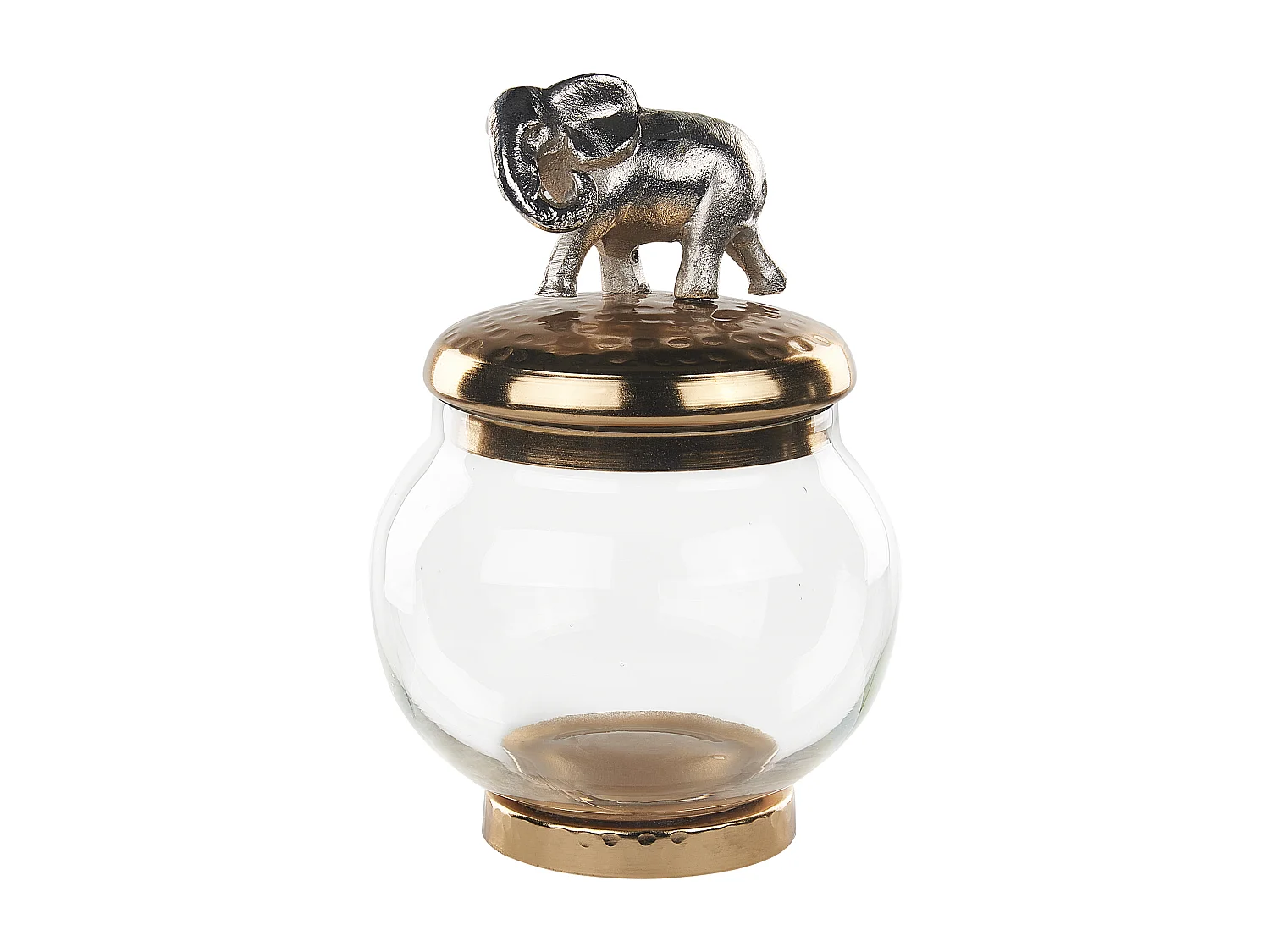 Set van 2 sieradendoosjes LAKI Glas Goud