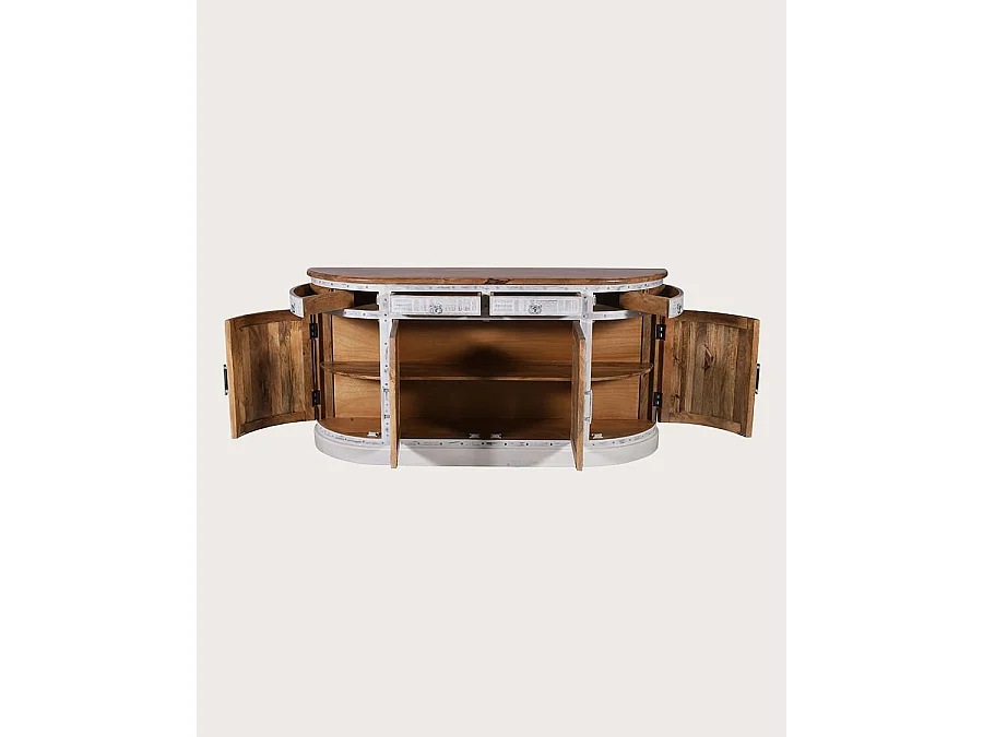 Argo - Dressoir van massief wit mangohout