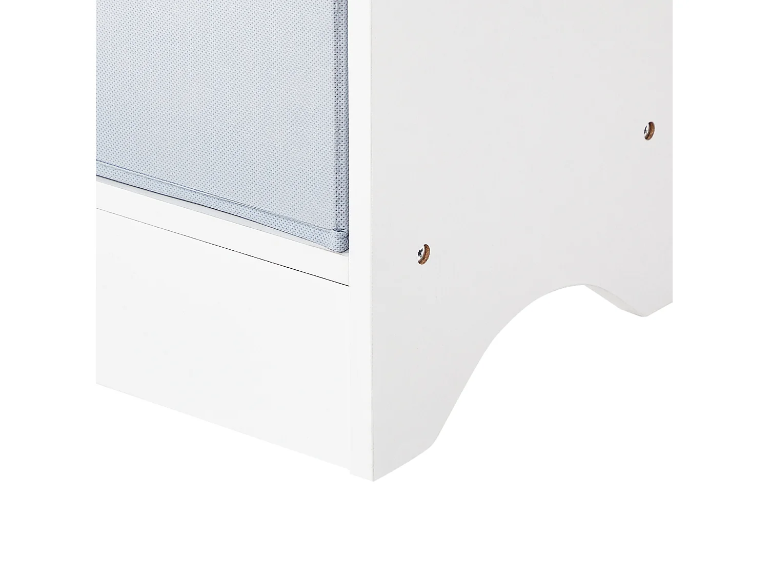 Bibliothèque 3 étagères TUMBY 74 cm Blanc