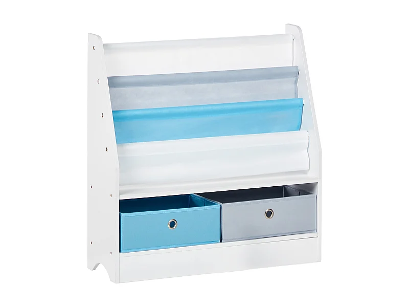 Libreria a 3 ripiani TUMBY 74 cm Bianco