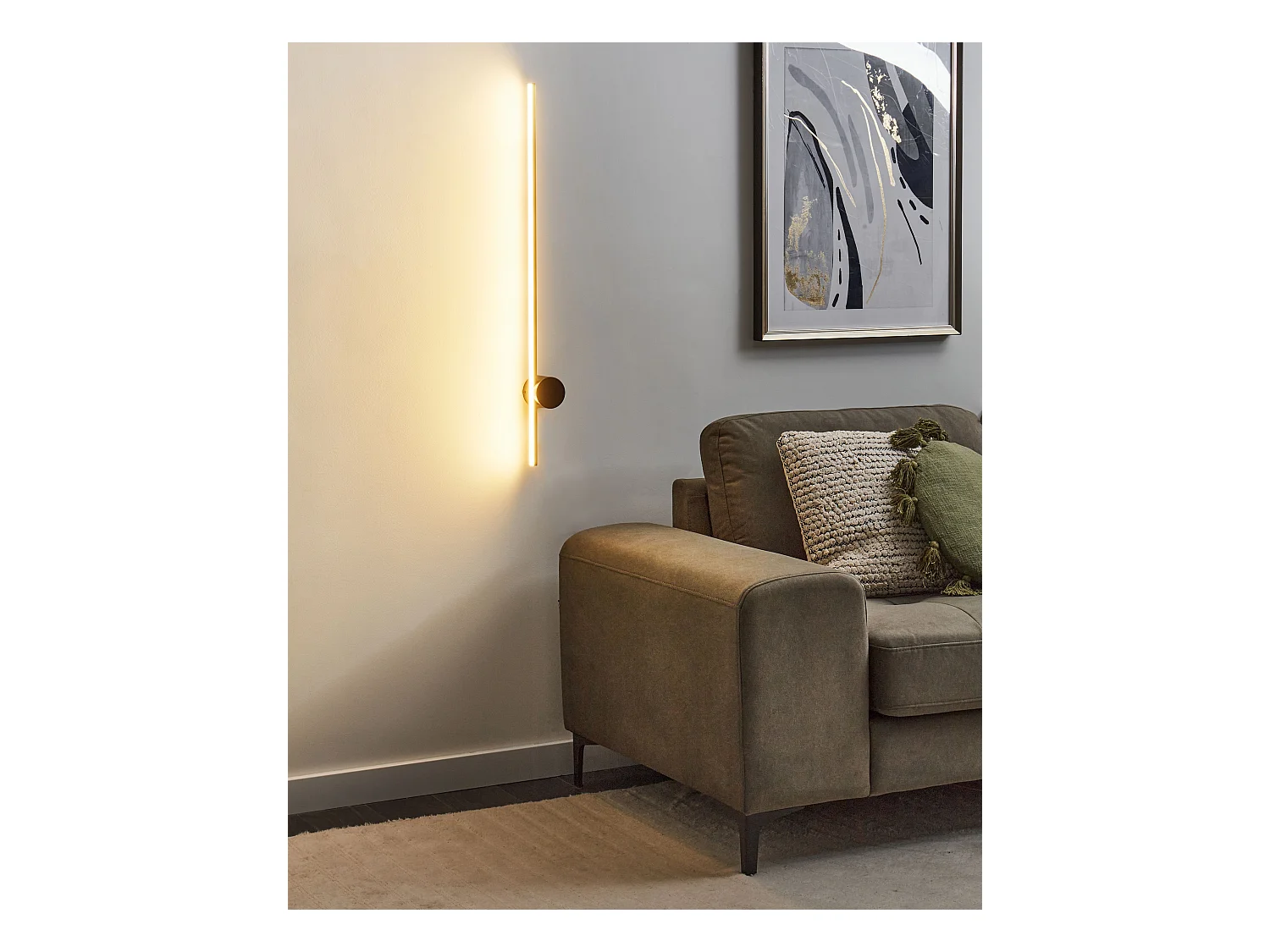 Lampe murale LED INGENIO Métal Doré