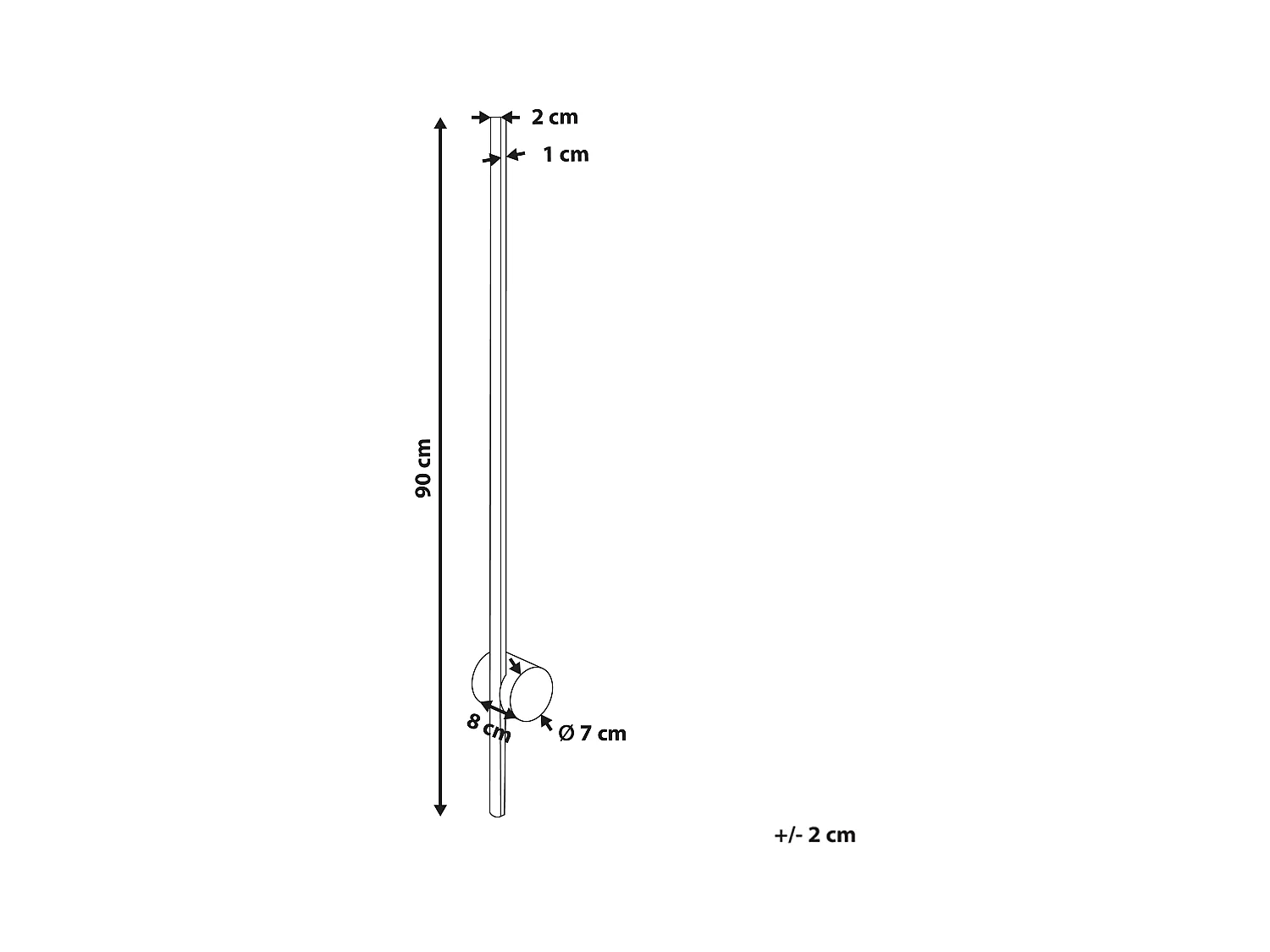 Lampe murale LED INGENIO Métal Doré