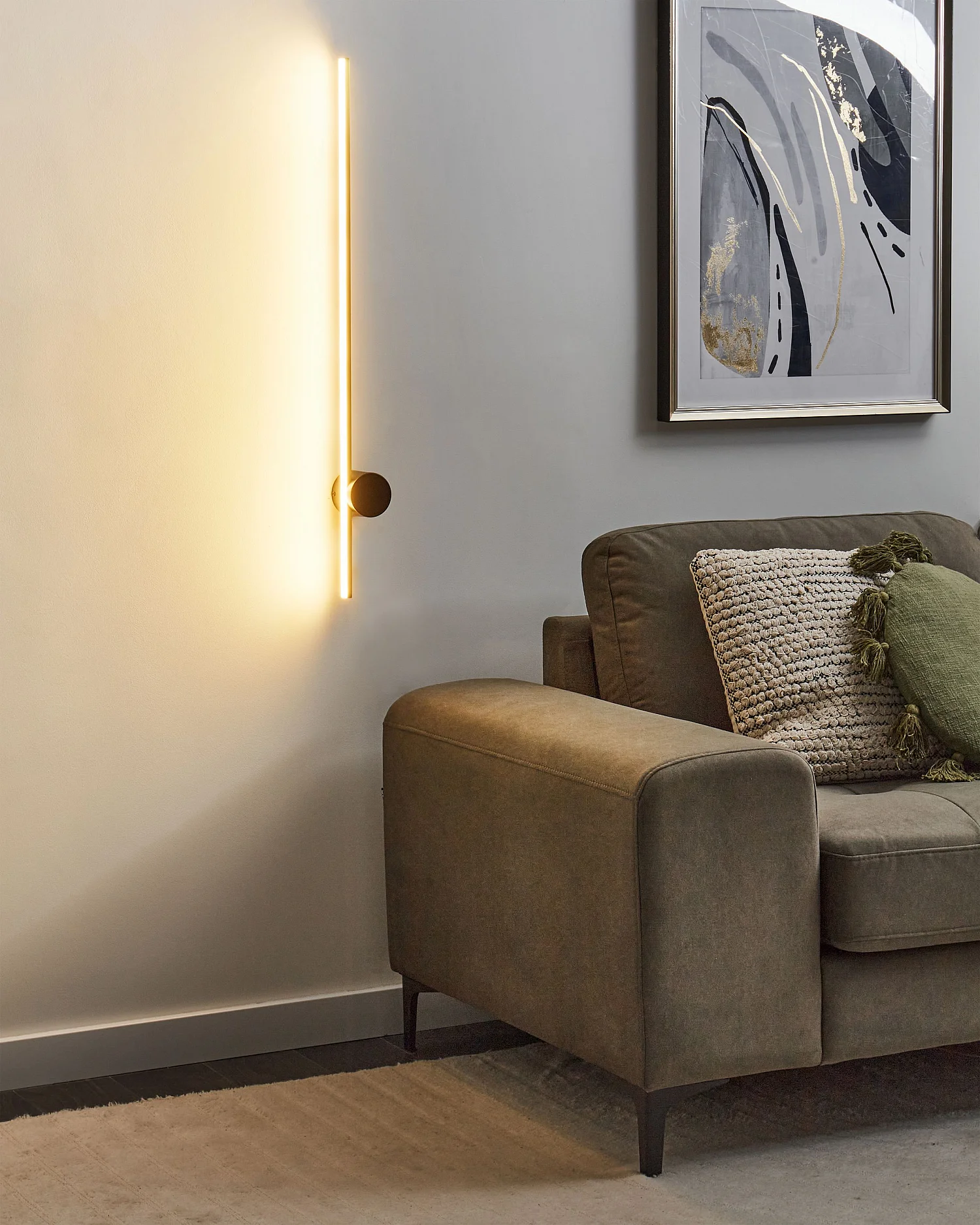 Lampada da parete a LED INGENIO Metallo Oro