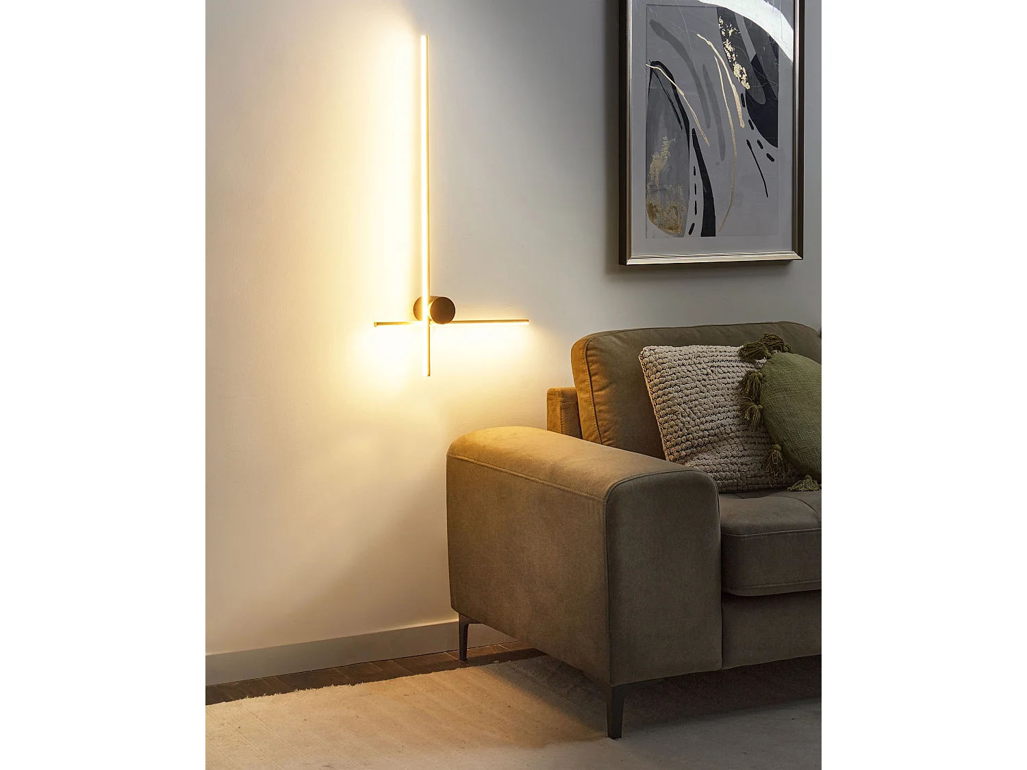 Lampada da parete a LED NUEVO Metallo Oro