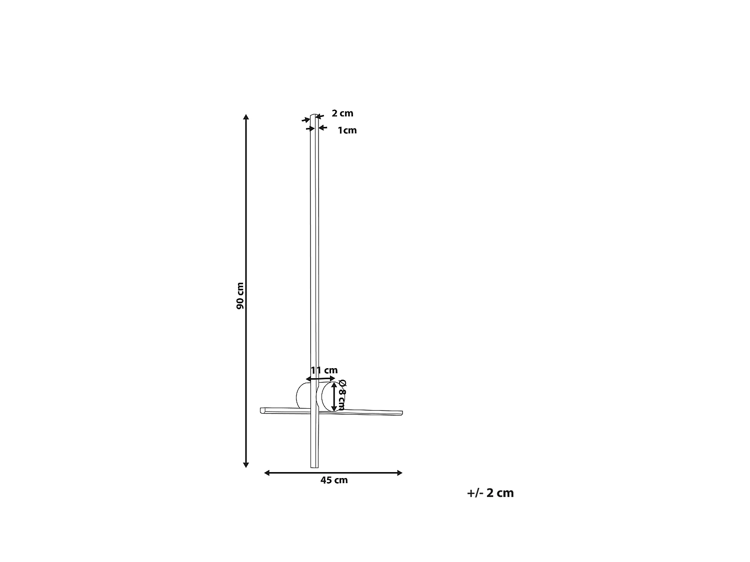 Lampe murale LED NUEVO Métal Doré