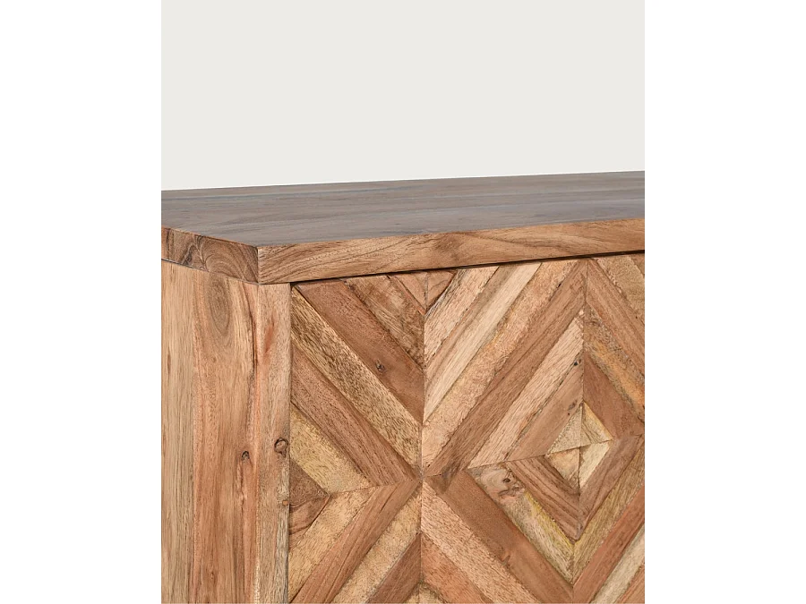 Naya - Armoirette en bois massif de manguier 2 portes