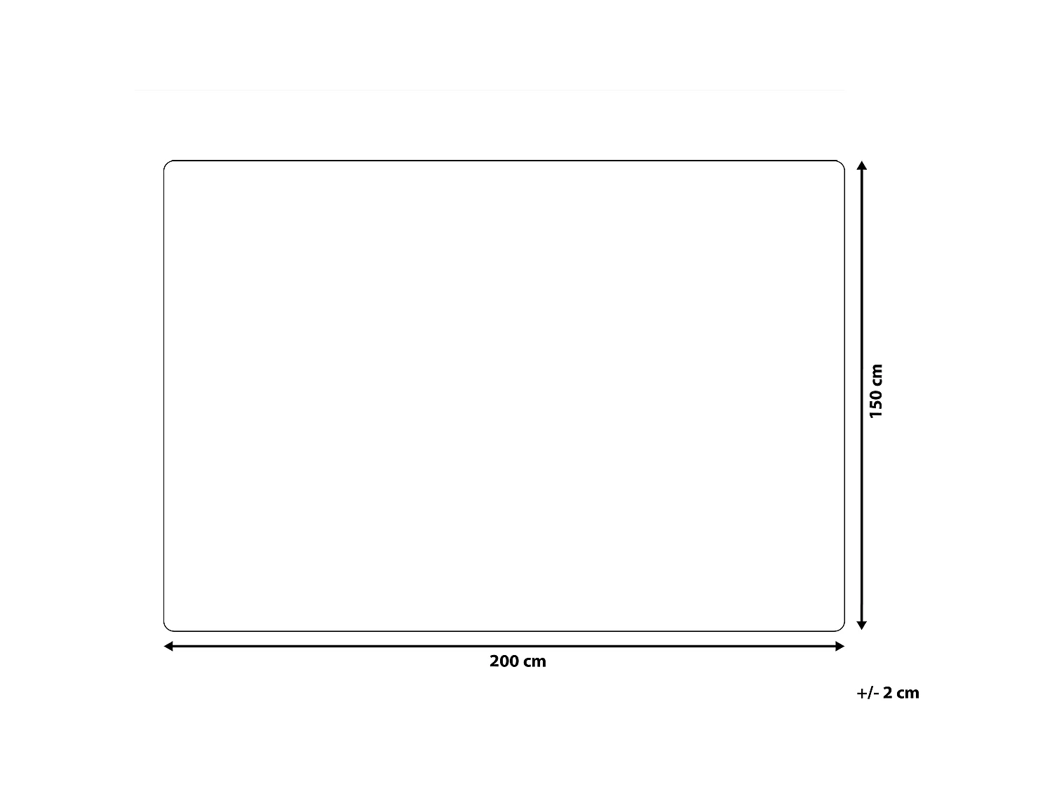 Plaid SAITLER 150 x 200 cm Lichtgrijs