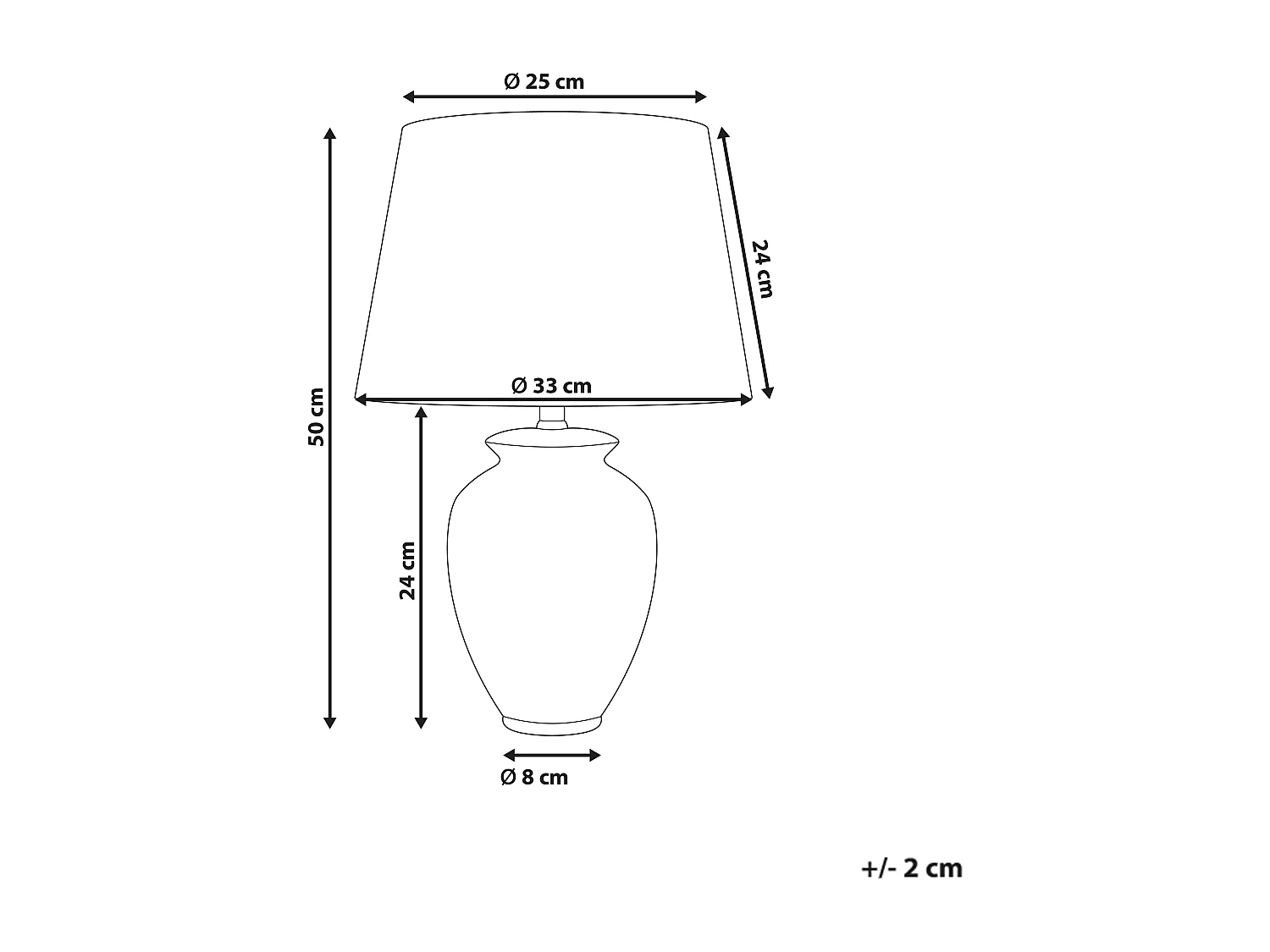 Tischlampe Porzellansockel Leinen Lampenschirm mit Muster Beleuchtung Wohnzimmer Schlafzimmer Blau und Weiß Jauca