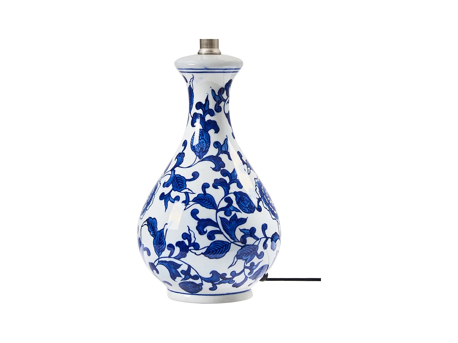 Tafellamp CARMEN Porselein Wit/blauw