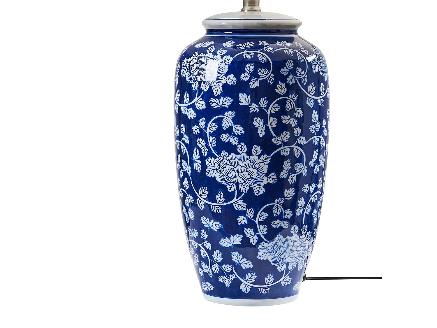 Tischleuchte ANGELES Porzellan Blau