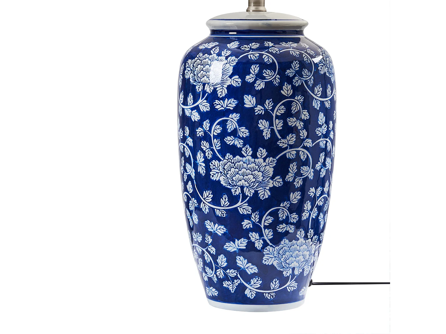 Lampe à poser ANGELES Porcelaine Bleu