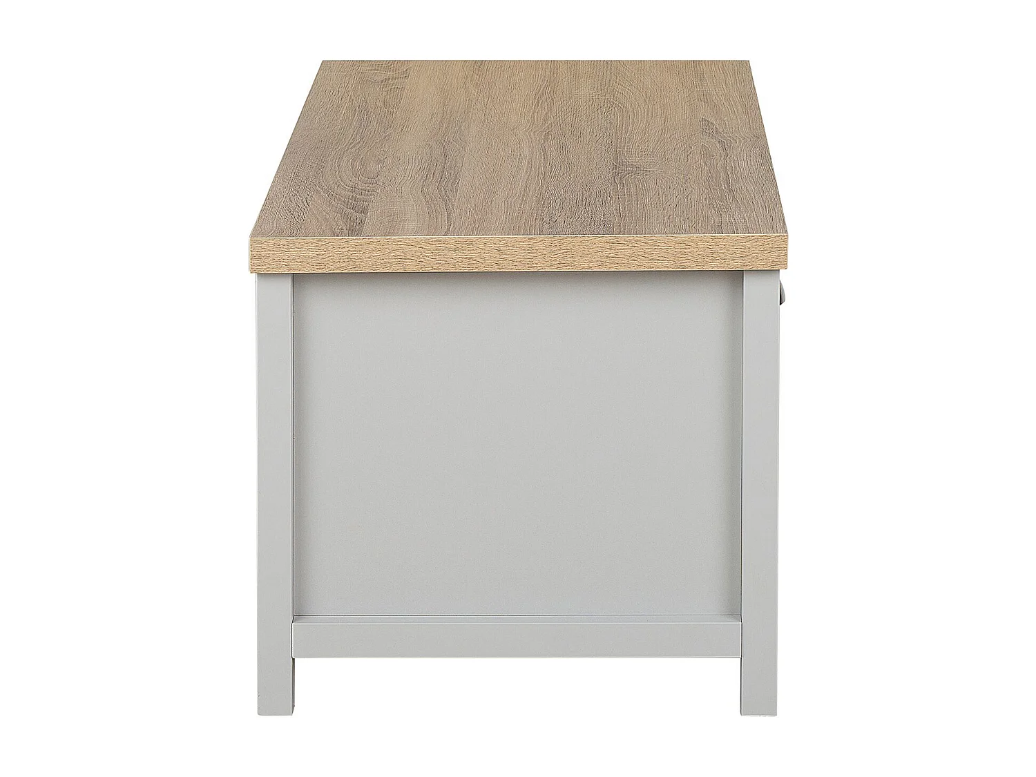 Table basse CLIO Gris clair avec rangement