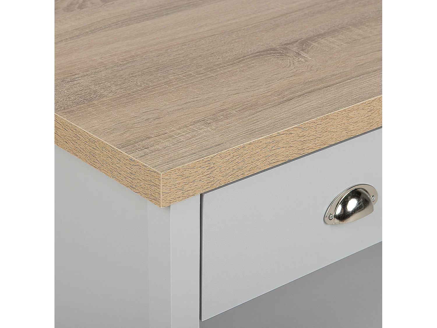 Table basse CLIO Gris clair avec rangement