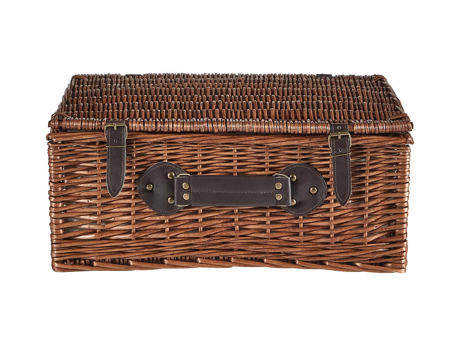 Panier de pique-nique PRUNEAU Osier Marron