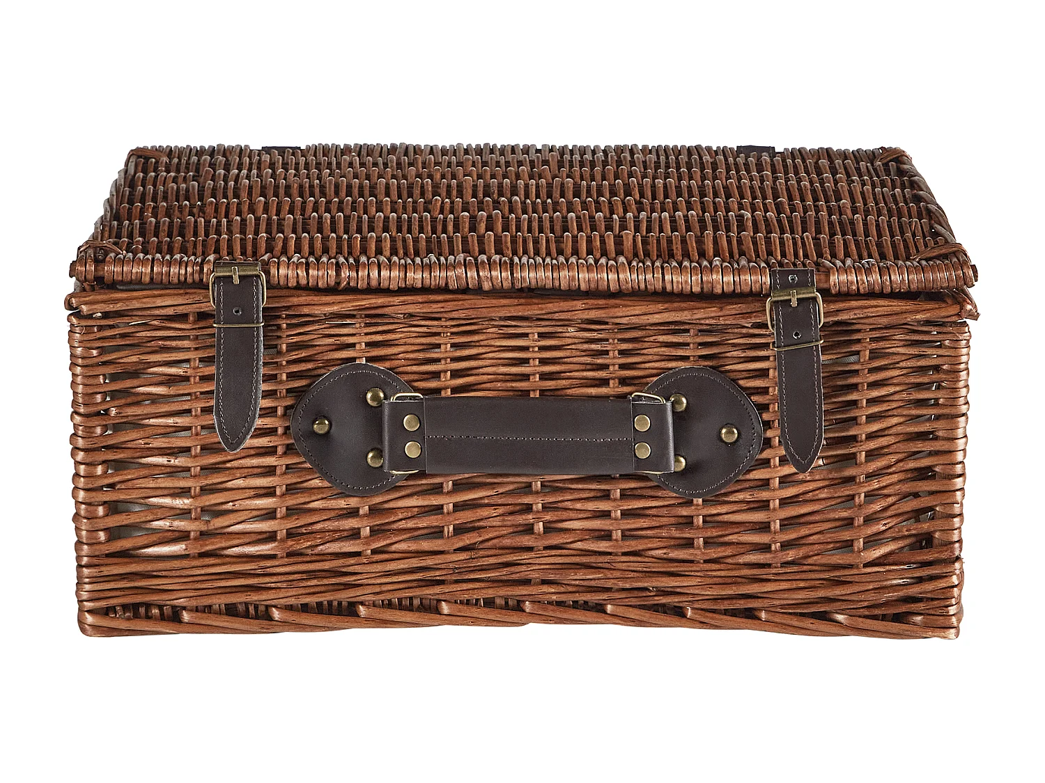 Panier de pique-nique PRUNEAU Osier Marron