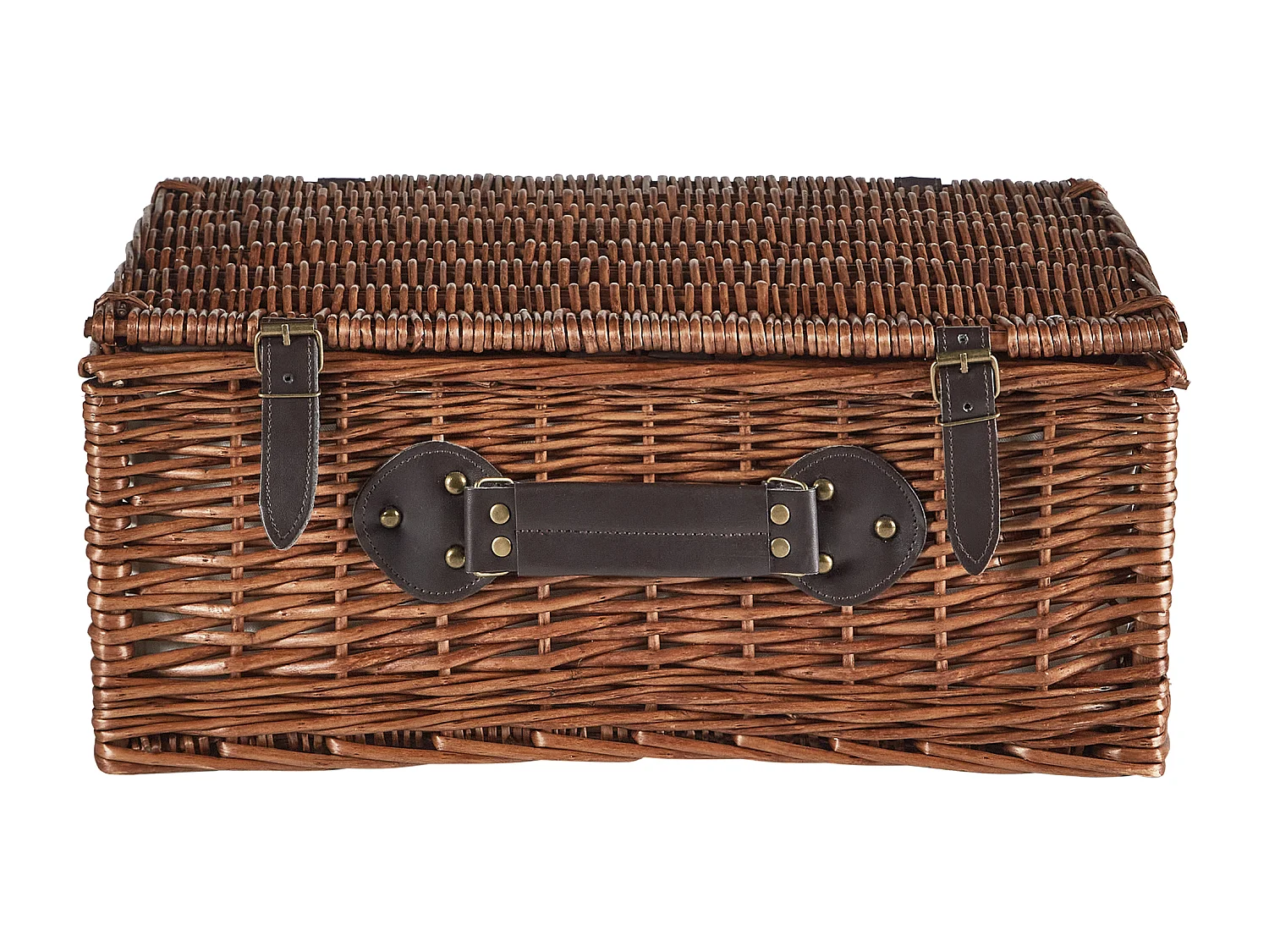 Picknickkorb PRUNEAU Geflecht Braun