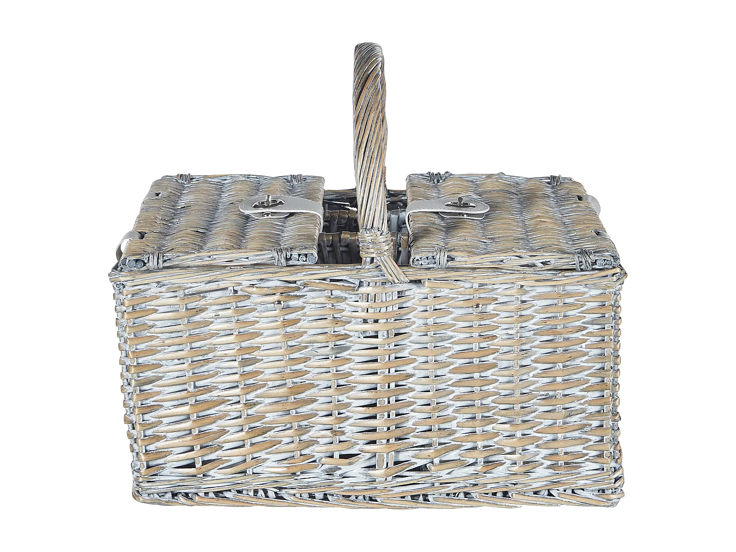 Panier de pique-nique GROSEILLE Osier Gris