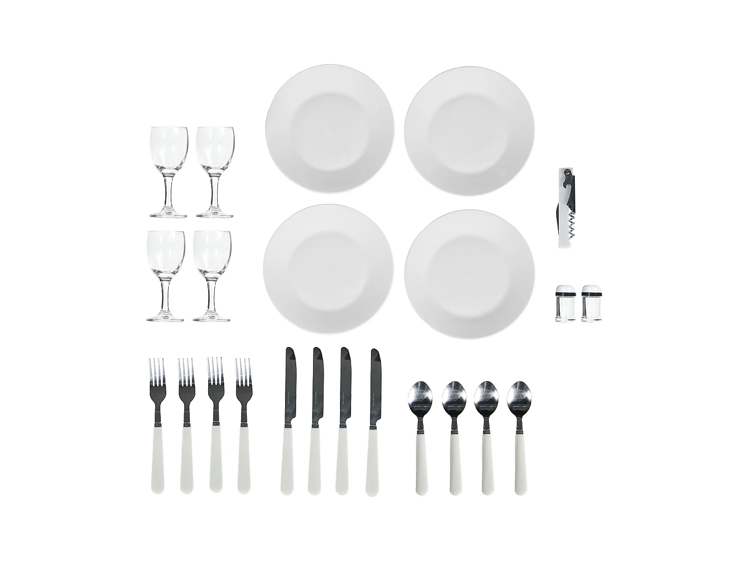 Kosz piknikowy CLEMENTINE Plecionka Naturalny