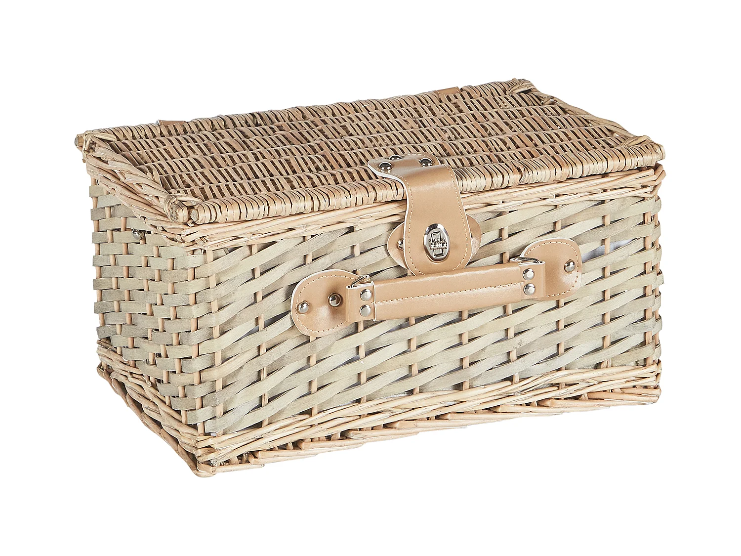 Panier de pique-nique CLEMENTINE Osier Naturel