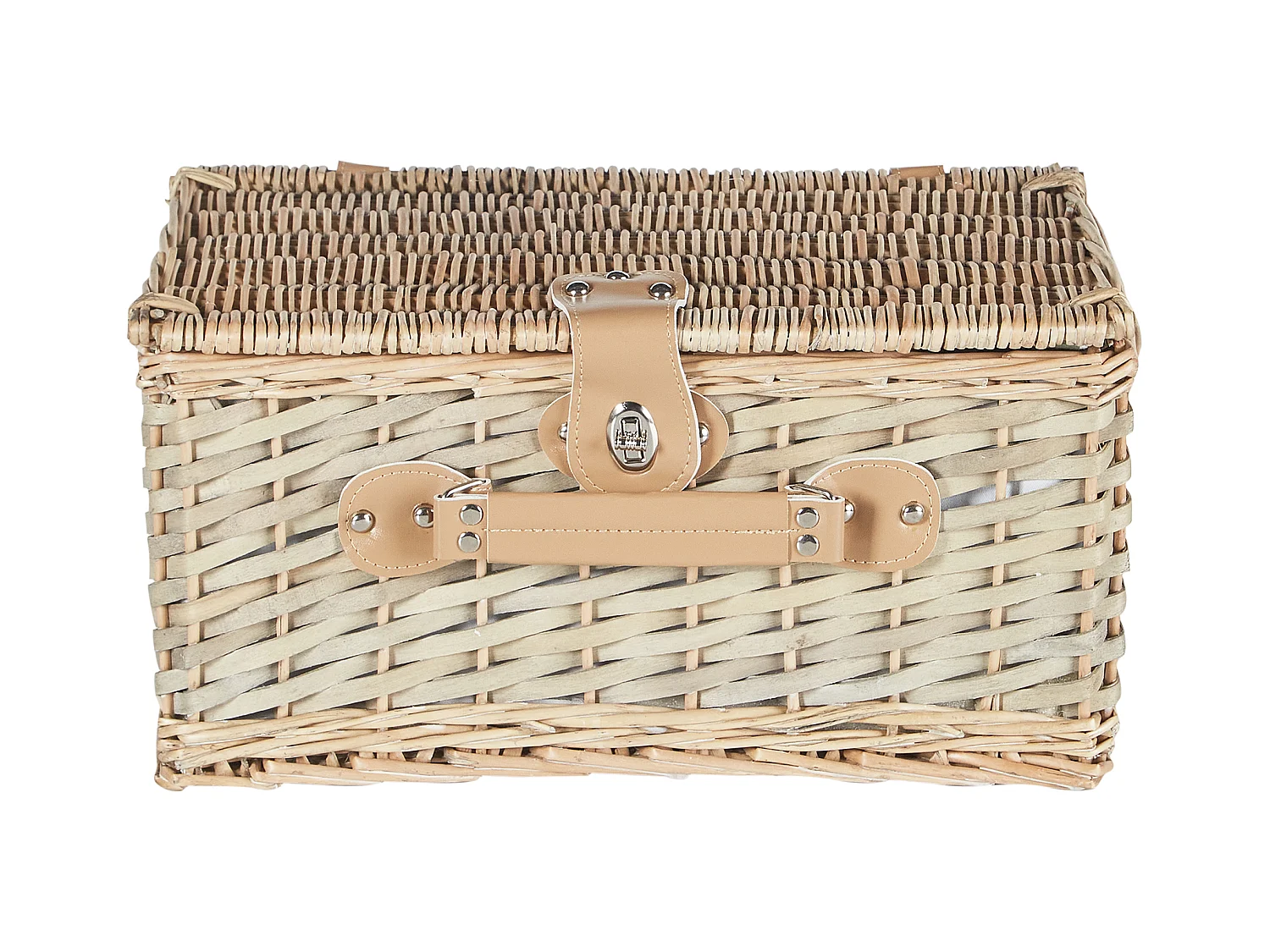 Panier de pique-nique CLEMENTINE Osier Naturel