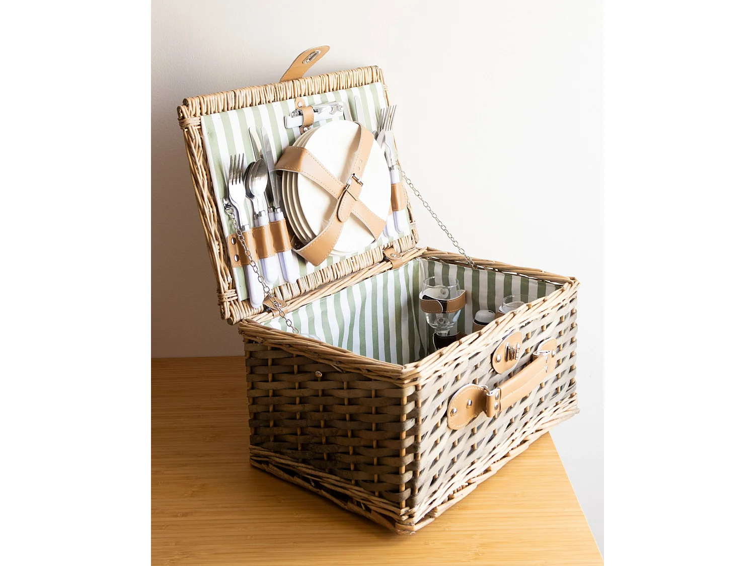 Cesto da Picnic CLEMENTINE Vimini Naturale