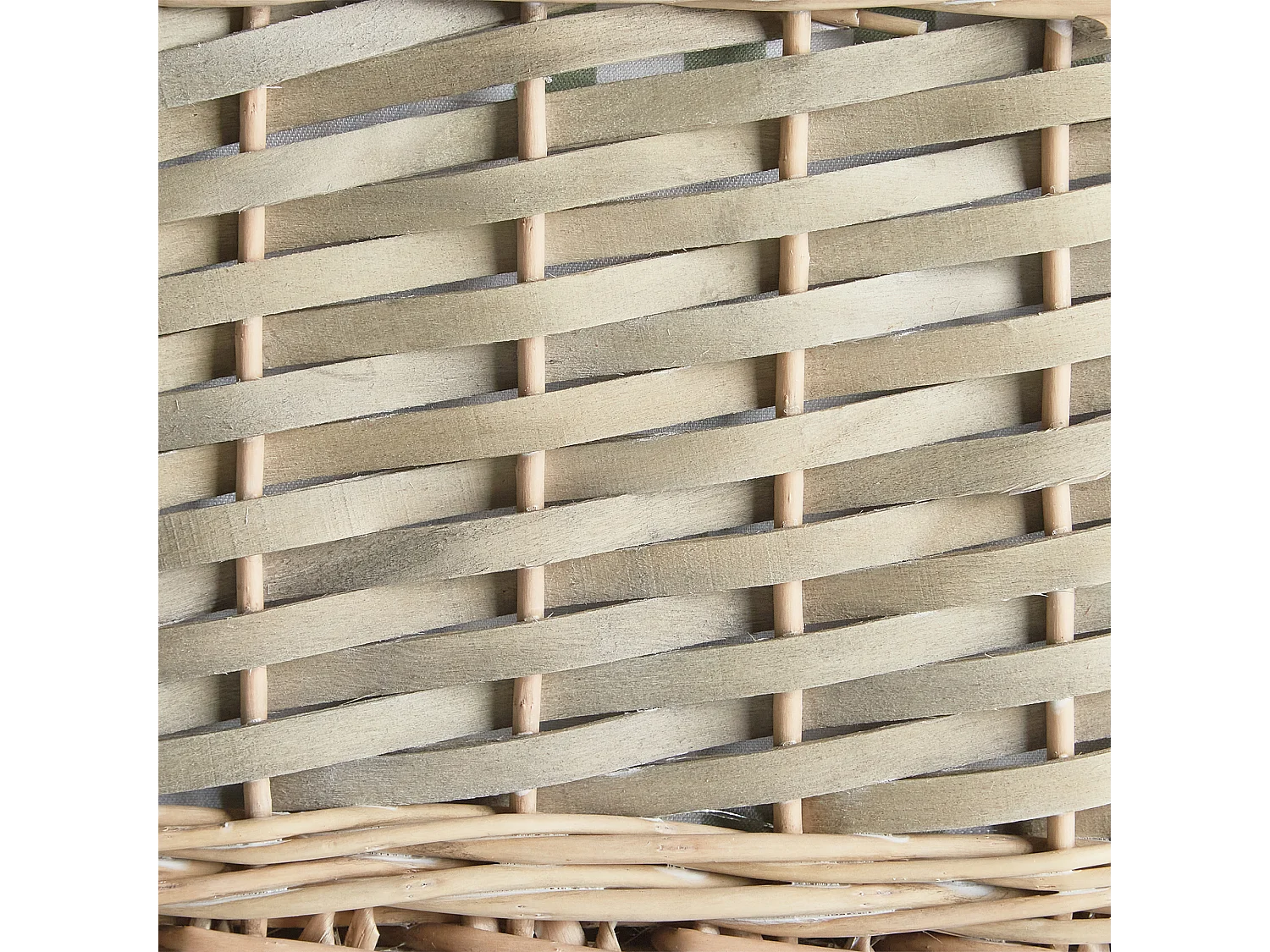 Picknickkorb 4 Personen Weide naturfarben Kühltasche Teller Besteck Clementine