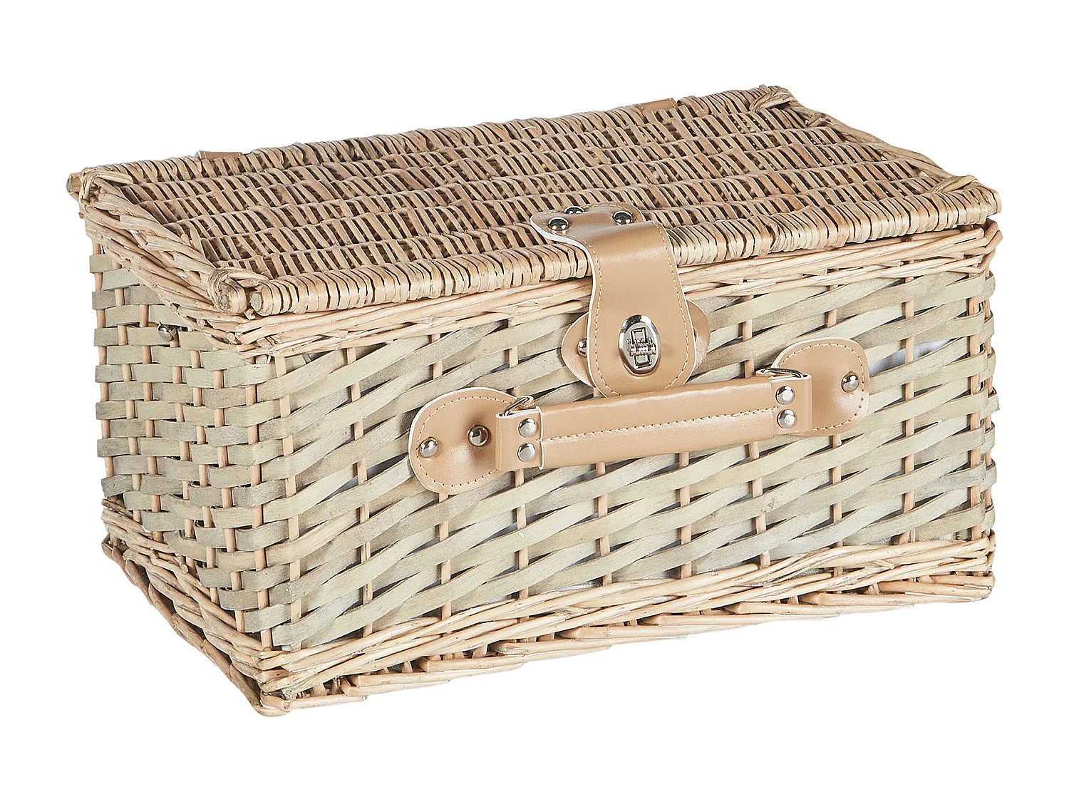 Panier de pique-nique CLEMENTINE Osier Naturel