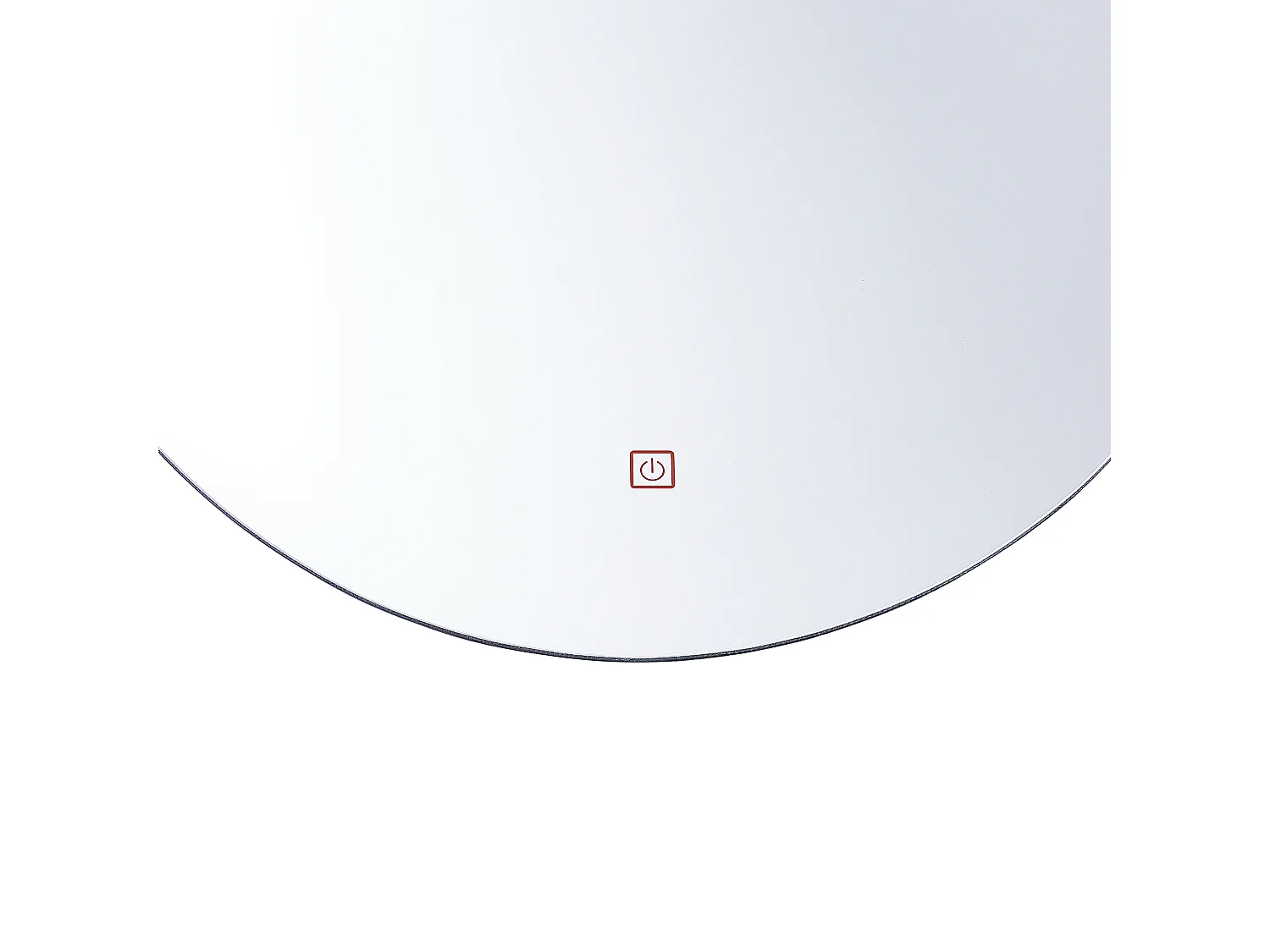 Specchio da bagno con luce LED MAZILLE 60 cm 80 cm Argento