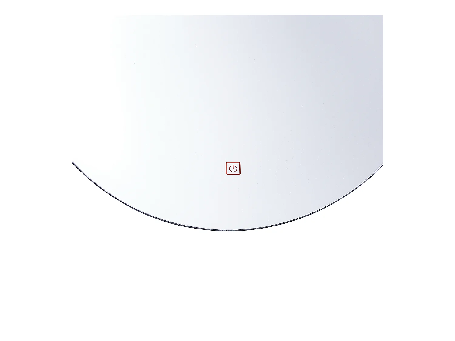 LED-Badezimmer-Spiegel MAZILLE 60 cm 80 cm Silber