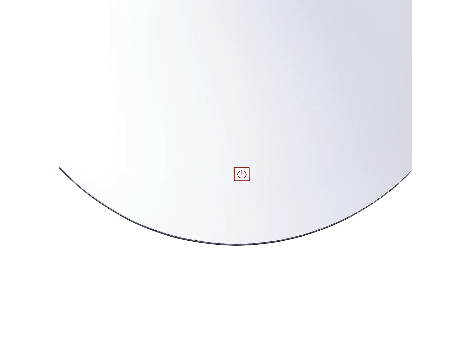 Specchio da bagno con luce LED MAZILLE 60 cm 80 cm Argento