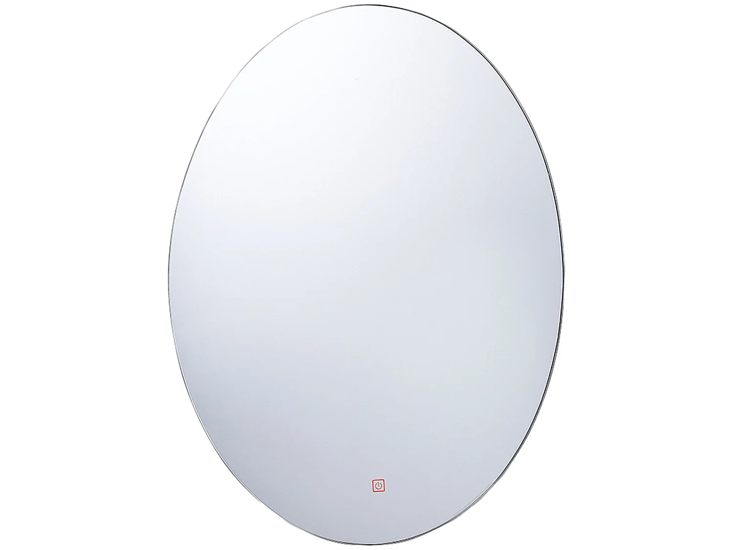 LED-Badezimmer-Spiegel MAZILLE 60 cm 80 cm Silber