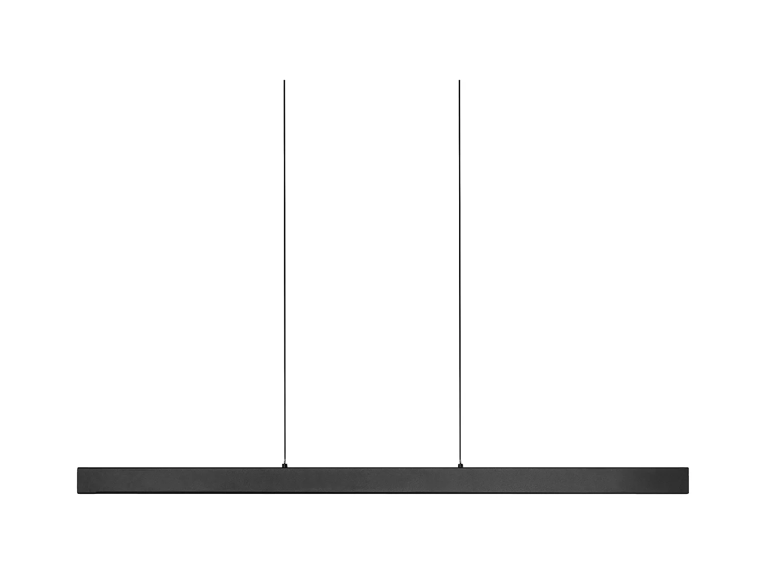 Lampadario a LED ARENAS con telecomando Nero