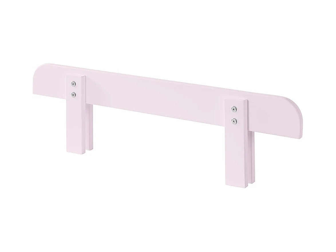 BODHI PINK - Lit 90x200cm avec Barrière + Chevet + Etagères