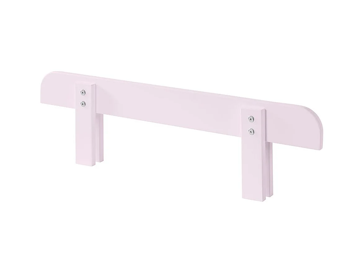 BODHI PINK - Lit 90x200cm avec Barrière + Chevet + Etagères