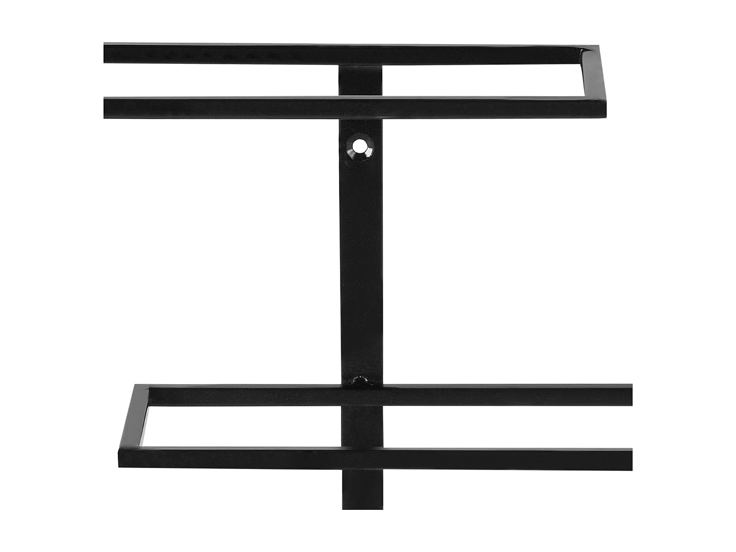 Wand-Weinregal EINSTEINIUM Metall Schwarz