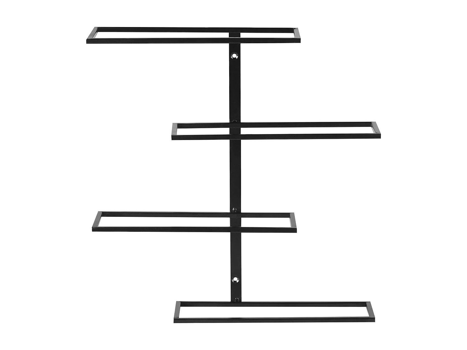 Wand-Weinregal EINSTEINIUM Metall Schwarz