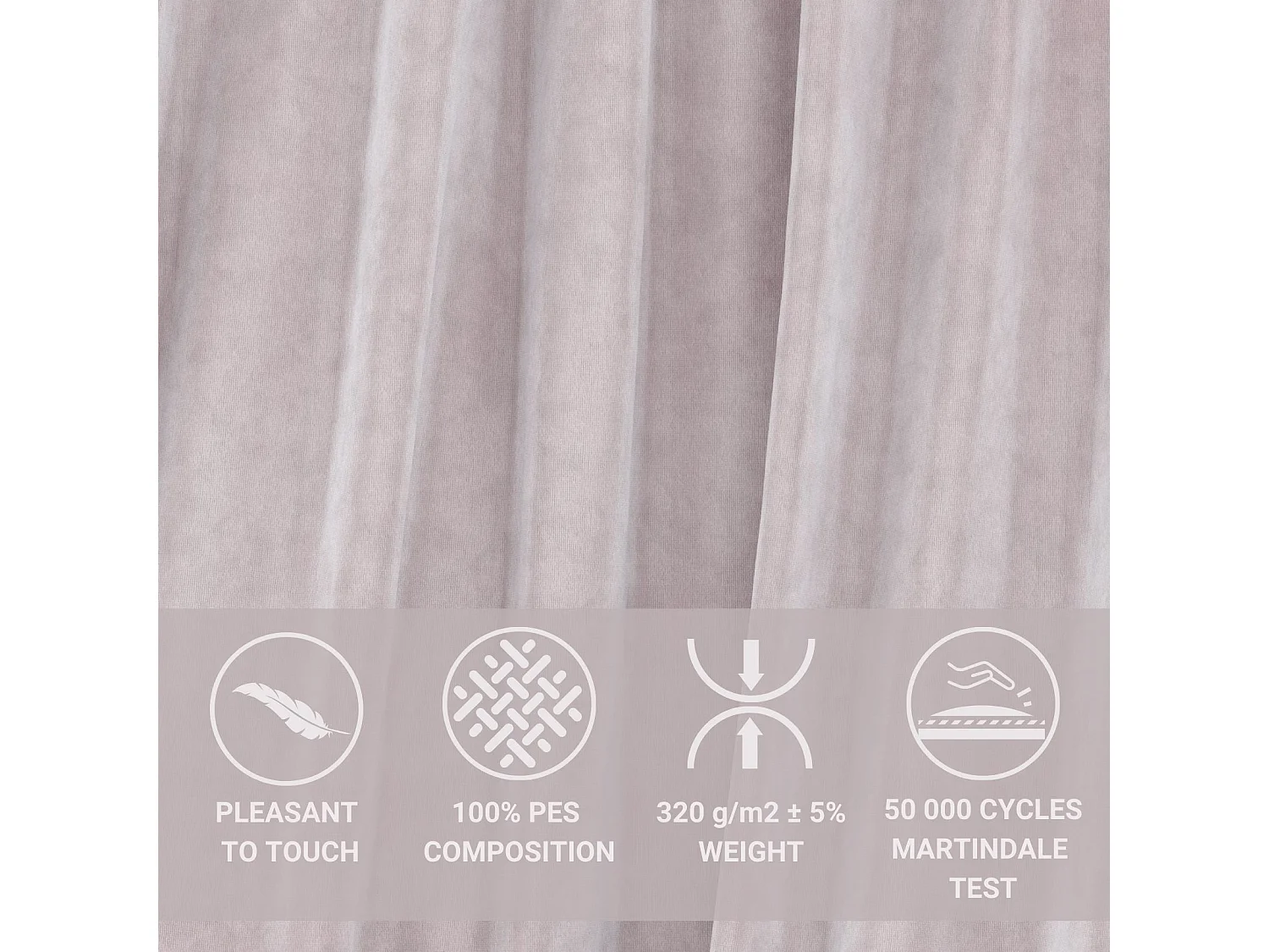 Canapé d'angle en tissu velours Melani - 4 places - lilas