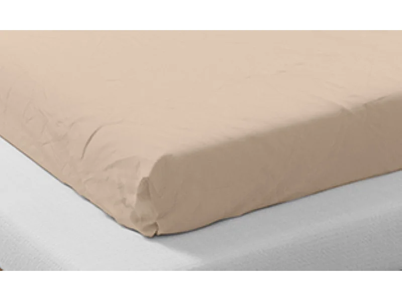 Lenzuolo con angoli in cotone biologico 140 x 200 cm Rosa