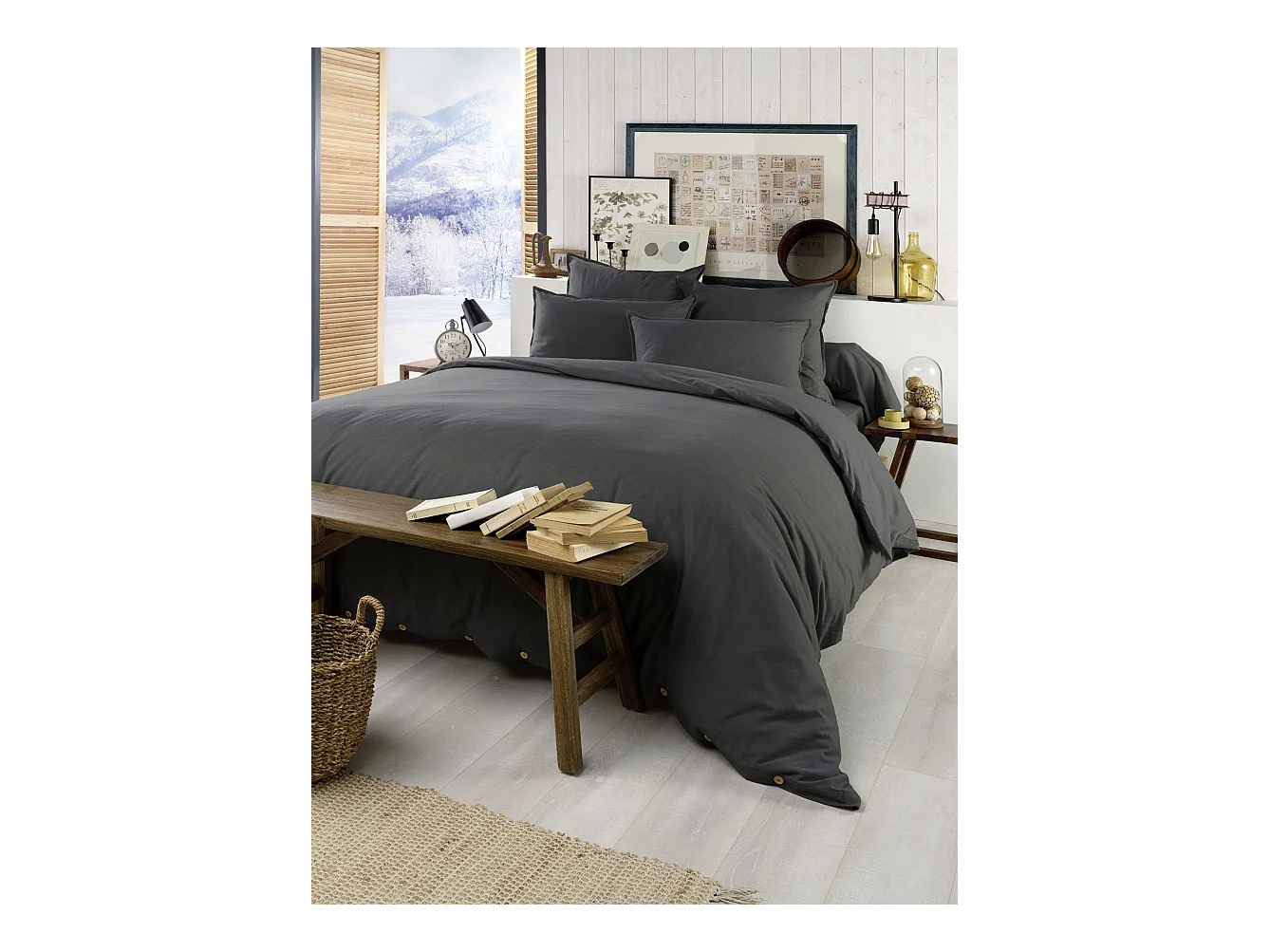 Housse de Couette 260 x 240 cm CANDICE Orage