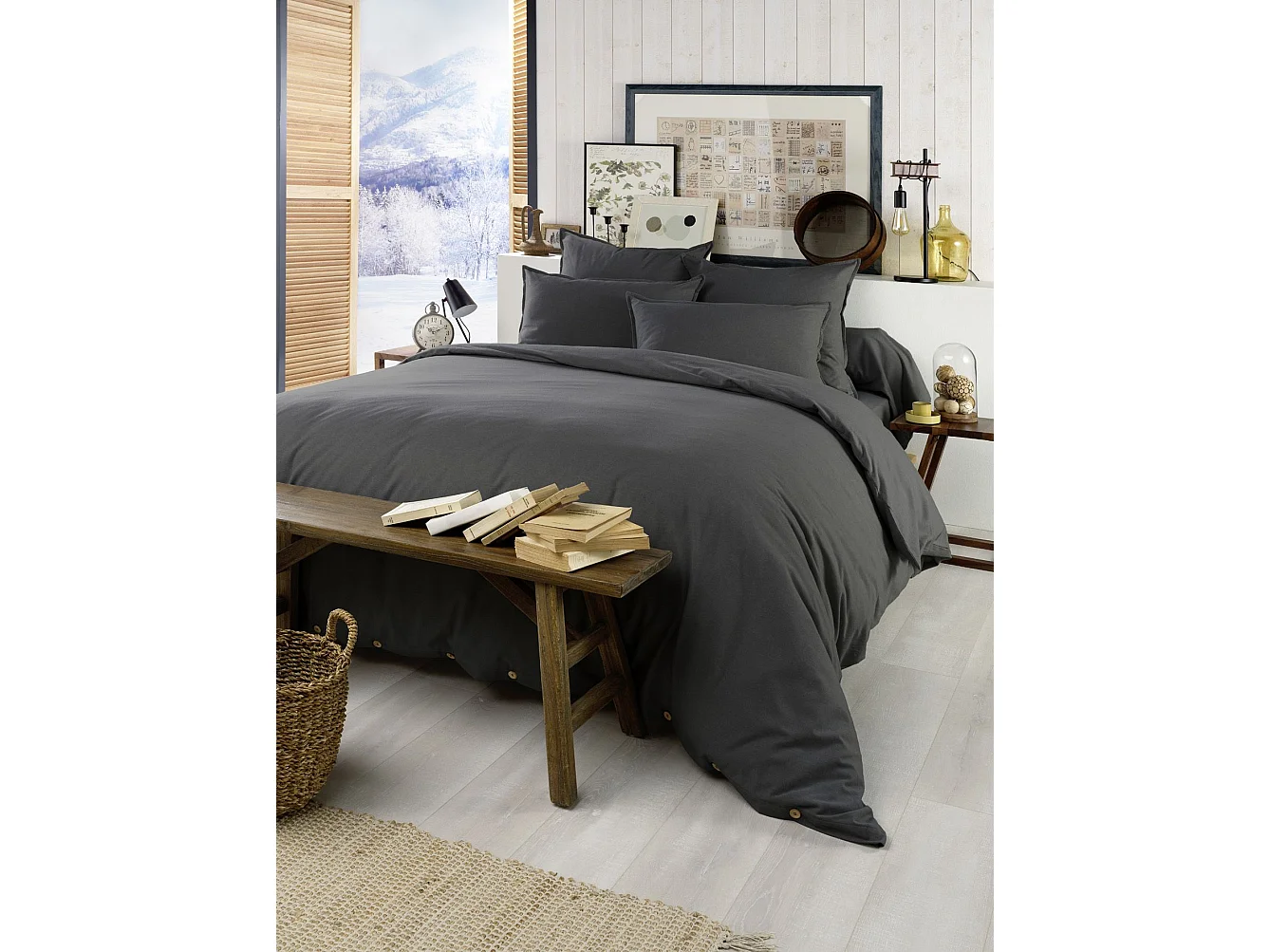 Housse de Couette 260 x 240 cm CANDICE Orage