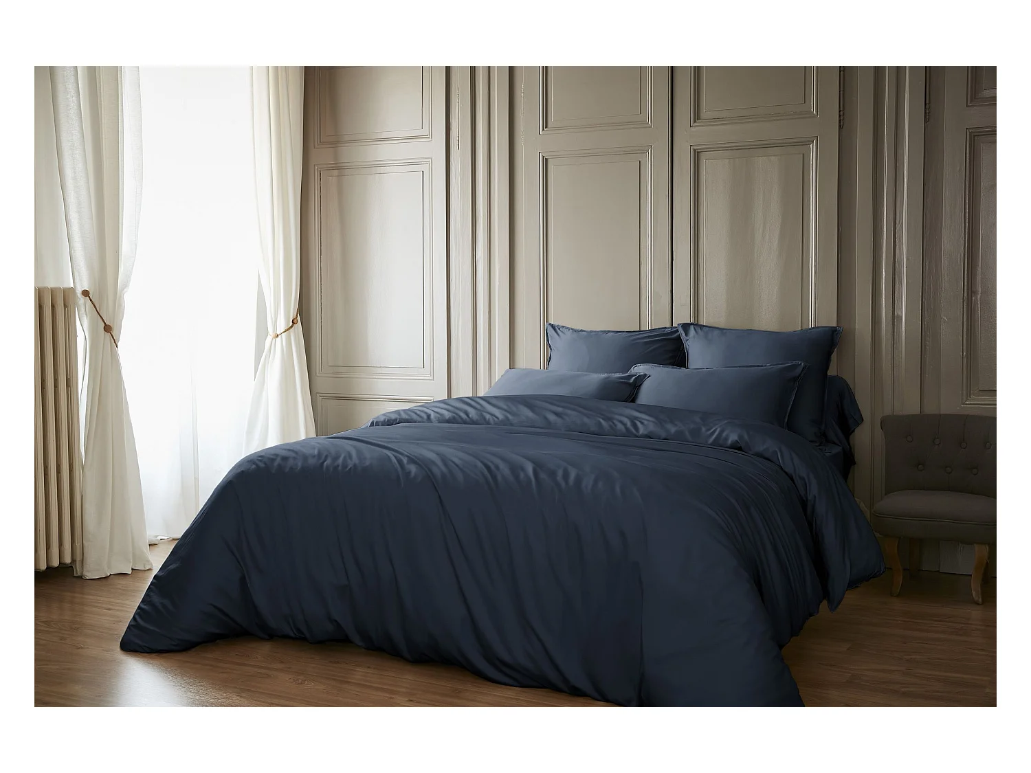 Housse de Couette 260 x 240 cm SALOMÉ Minuit