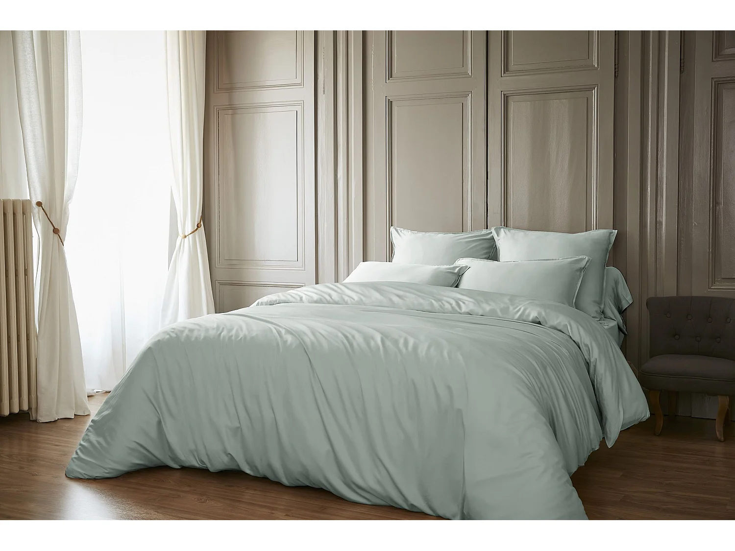 Housse de Couette 260 x 240 cm SALOMÉ Eucalyptus